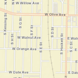 144 S D St Porterville CA 93257 Street Map