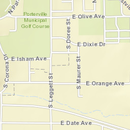 27-35 S Doree St Porterville CA Street Map