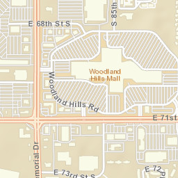 7076-7096 South Memorial Drive Tulsa OK Street Map