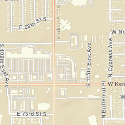 4500-4598 West Madison Street, Broken Arrow Street Map