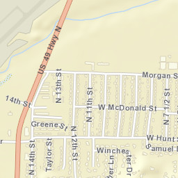 Paragould Arkansas Street Map