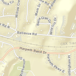 198-202 Bellevue Rd, Nashville, TN 37221 Street Map