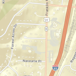 Phillips Tennessee Street Map