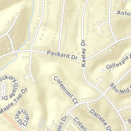 Colewood Acres Tennessee Street Map