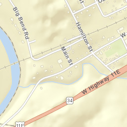 Strawberry Plains Tennessee Street Map