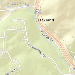 Flat Gap Tennessee Street Map