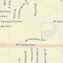CA-190 & CA-65 Porterville CA 93257 Street Map