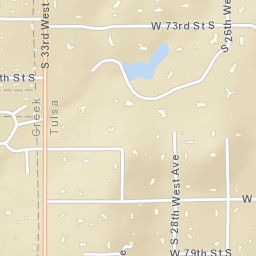 7630 South 26th West Avenue Tulsa Street Map