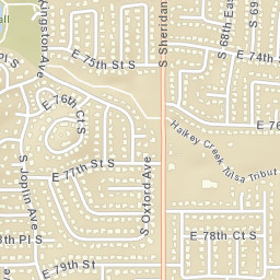 5900-5998 South Kingston Avenue, Tulsa Street Map