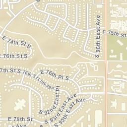 7807 South Mingo Road Tulsa OK Street Map