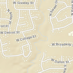 4502 West Detroit Street, Broken Arrow, OK Street Map