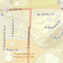 McNair Arkansas Street Map