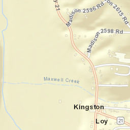 Kingston Arkansas Street Map