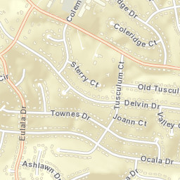 Fair Oaks Tennessee Street Map