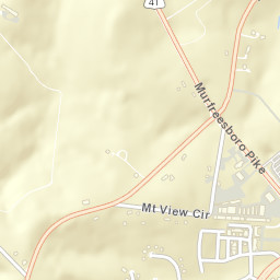 Mount View Tennessee Street Map