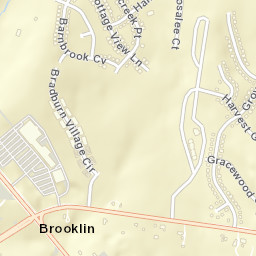 Brooklin Tennessee Street Map