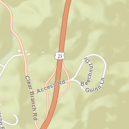 Clearbranch Tennessee Street Map