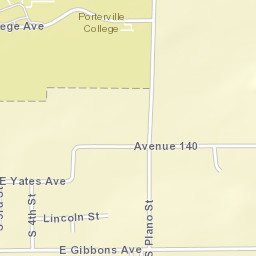 Plano California Street Map