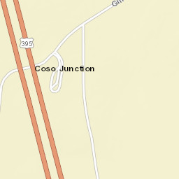 Coso Junction California Street Map