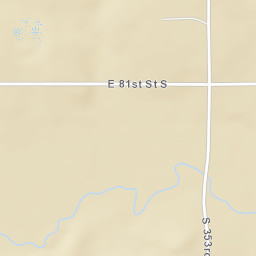 8000 South 353rd East Avenue, Broken Arrow, OK Street Map