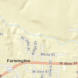 Farmington Arkansas Street Map