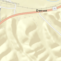 Denver Tennessee Street Map
