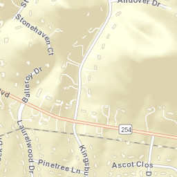 Derby Glen Tennessee Street Map