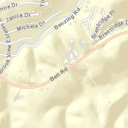 Brookview Estates Tennessee Street Map