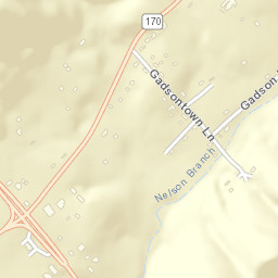 Claxton Tennessee Street Map