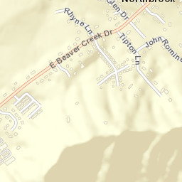 Northbrook Tennessee Street Map