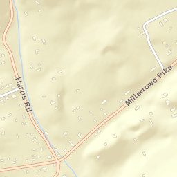Millertown Tennessee Street Map