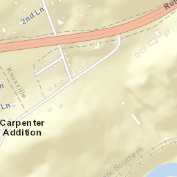 Carpenter Addition Tennessee Street Map