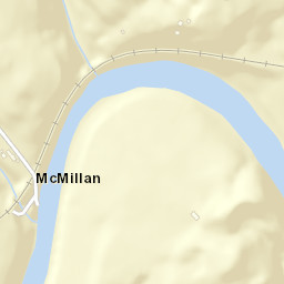 McMillan Tennessee Street Map
