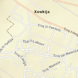 Xewkija Street Map