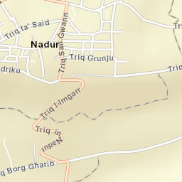 Nadur Street Map