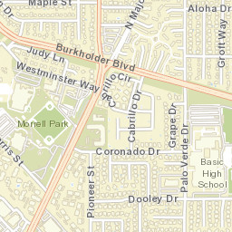 171-193 Burkholder Boulevard, Henderson Street Map