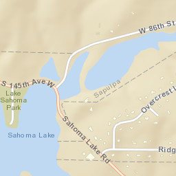 South 145th West Avenue, Sapulpa, OK Street Map