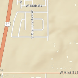 802 West 91st Street, Tulsa, OK 74132 Street Map