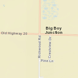 Big Boy Junction Tennessee Street Map