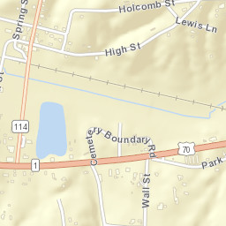 Hollow Rock Tennessee Street Map