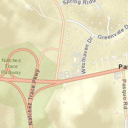 Pasquo Tennessee Street Map