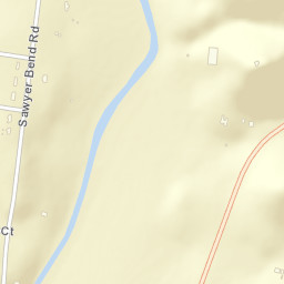 Hunters Hill Tennessee Street Map