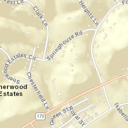 Sherwood Estates Tennessee Street Map