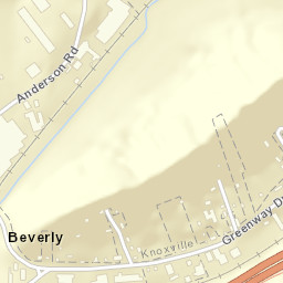 Beverly Tennessee Street Map