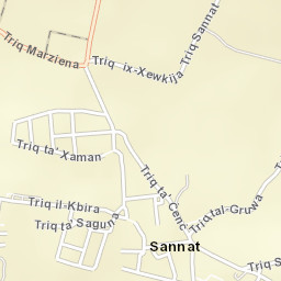 Sannat Street Map