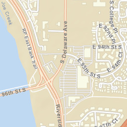 East 96th Street, Jenks, OK 74037, USA Street Map