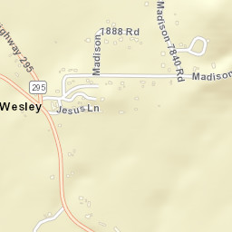 Wesley Arkansas Street Map