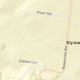 Elysian Grove Tennessee Street Map