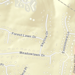 Brentwood Park Tennessee Street Map