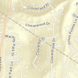 6424-6428 Cloverbrook Dr, Brentwood Street Map